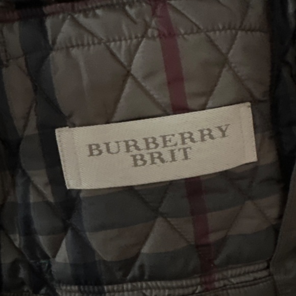 Burberry Green and Brown Quilted Utility Jacket - Picture 3 of 4